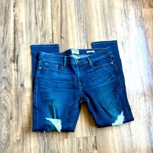 Frame Denim Le Garcon Distressed Jeans! EUC